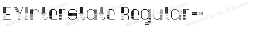 EYInterstate Regular字体转换